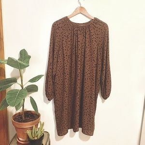 Oak + Fort Smocked Floral Dress